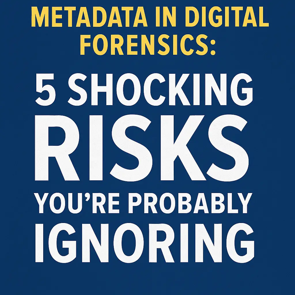 Metadata in Digital Forensics 5 Shocking Risks Youre Probably Ignoring
